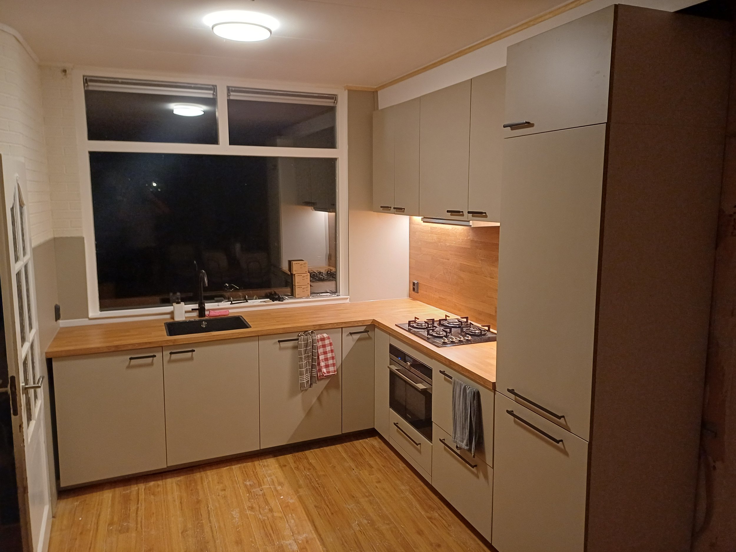Nieuwe schuifpui geplaatst